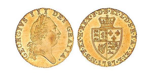 1/2 Гінея Королівство Великобританія (1707-1801) Золото Георг III (1738-1820)