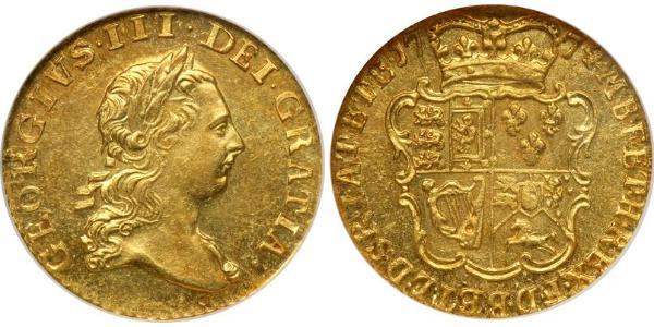 1/2 Гінея Королівство Великобританія (1707-1801) Золото Георг III (1738-1820)