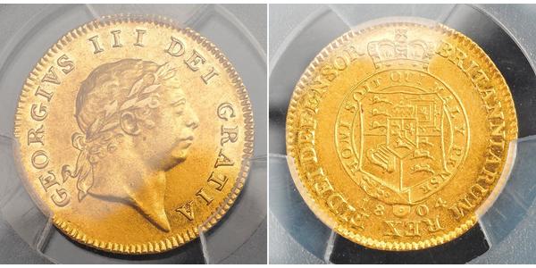 1/2 Гінея Сполучене королівство Великобританії та Ірландії (1801-1922) Золото Георг III (1738-1820)