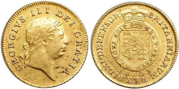 1/2 Гінея Сполучене королівство Великобританії та Ірландії (1801-1922) Золото Георг III (1738-1820)