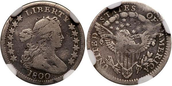 1/2 Дайм / 5 Цент США (1776 - ) Срібло 