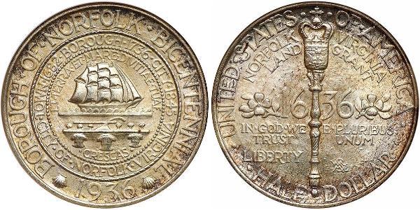 1/2 Долар США (1776 - )  