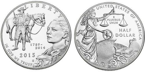 1/2 Долар США (1776 - ) Мідь 