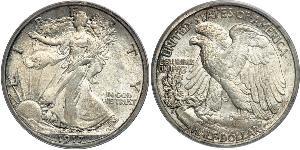 1/2 Долар США (1776 - ) Срібло 