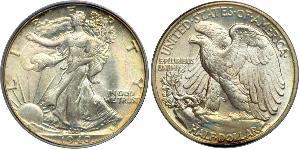 1/2 Долар США (1776 - ) Срібло 
