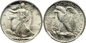 1/2 Долар США (1776 - ) Срібло 