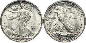 1/2 Долар США (1776 - ) Срібло 