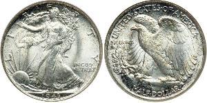 1/2 Долар США (1776 - ) Срібло 