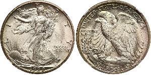 1/2 Долар США (1776 - ) Срібло 