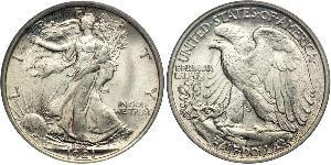 1/2 Долар США (1776 - ) Срібло 