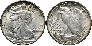 1/2 Долар США (1776 - ) Срібло 