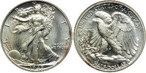1/2 Долар США (1776 - ) Срібло 