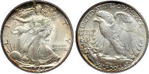 1/2 Долар США (1776 - ) Срібло 