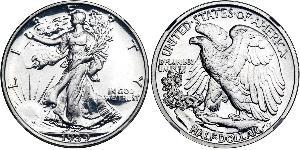 1/2 Долар США (1776 - ) Срібло 