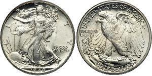 1/2 Долар США (1776 - ) Срібло 