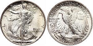 1/2 Долар США (1776 - ) Срібло 
