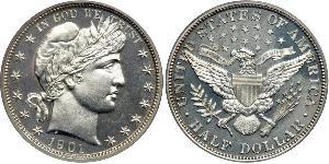 1/2 Долар США (1776 - ) Срібло 