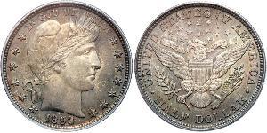 1/2 Долар США (1776 - ) Срібло 