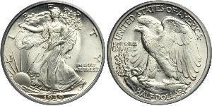 1/2 Долар США (1776 - ) Срібло 