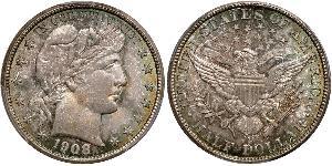 1/2 Долар США (1776 - ) Срібло 