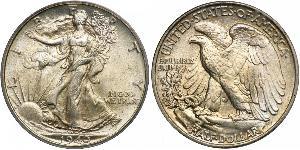 1/2 Долар США (1776 - ) Срібло 