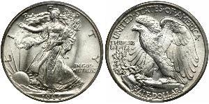 1/2 Долар США (1776 - ) Срібло 