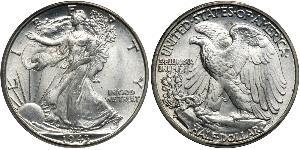 1/2 Долар США (1776 - ) Срібло 