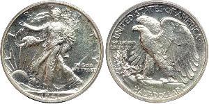 1/2 Долар США (1776 - ) Срібло 
