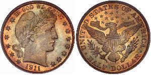1/2 Долар США (1776 - ) Срібло 