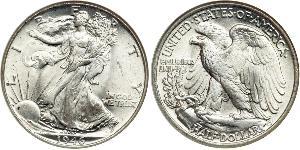 1/2 Долар США (1776 - ) Срібло 