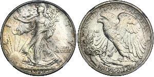 1/2 Долар США (1776 - ) Срібло 