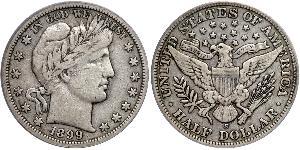 1/2 Долар США (1776 - ) Срібло 