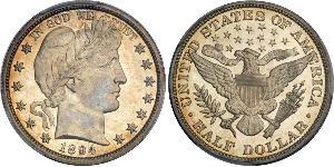 1/2 Долар США (1776 - ) Срібло 