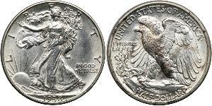 1/2 Долар США (1776 - ) Срібло 