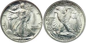 1/2 Долар США (1776 - ) Срібло 