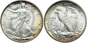 1/2 Долар США (1776 - ) Срібло 