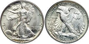 1/2 Долар США (1776 - ) Срібло 