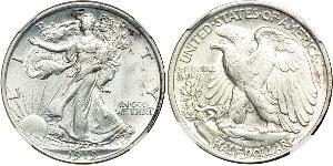 1/2 Долар США (1776 - ) Срібло 