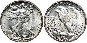 1/2 Долар США (1776 - ) Срібло 