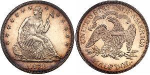 1/2 Долар США (1776 - ) Срібло 
