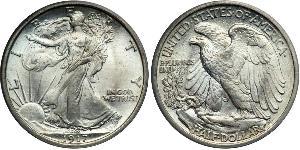1/2 Долар США (1776 - ) Срібло 