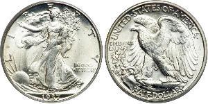 1/2 Долар США (1776 - ) Срібло 
