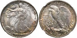 1/2 Долар США (1776 - ) Срібло 