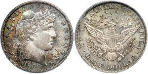 1/2 Долар США (1776 - ) Срібло 