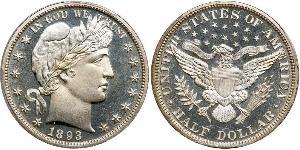 1/2 Долар США (1776 - ) Срібло 