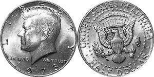 1/2 Долар США (1776 - ) Срібло Джон Фітцджеральд Кеннеді  (1917-1963)