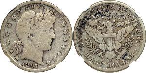 1/2 Долар США (1776 - ) Срібло 