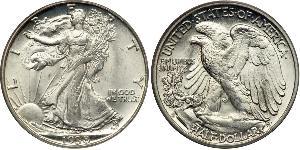 1/2 Долар США (1776 - ) Срібло 