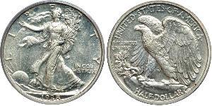 1/2 Долар США (1776 - ) Срібло 