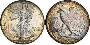 1/2 Долар США (1776 - ) Срібло 
